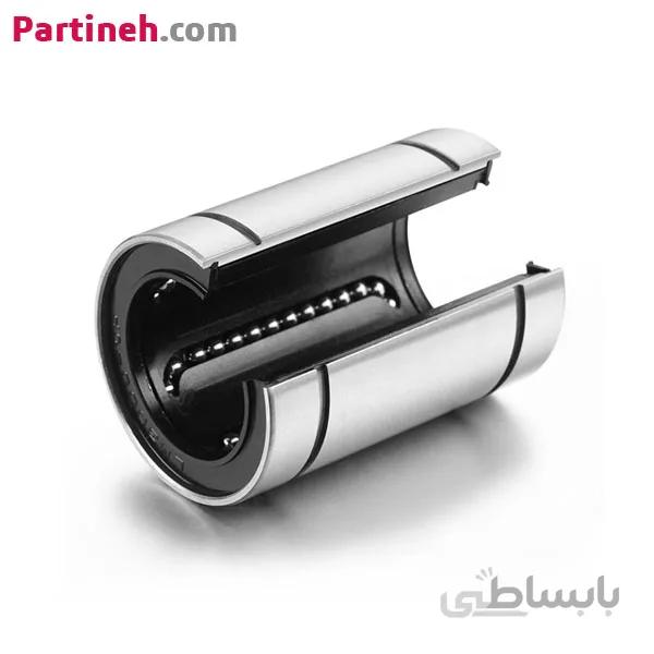 بلبرینگ خطی شیار پهن مدل LM12UU-OP قطر 12 میلیمتر ا LM12UU-OP Linear Bushing inner diameter 12mm