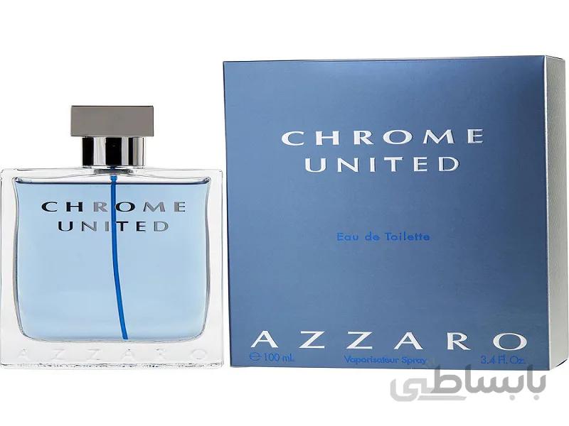 ادو تویلت مردانه آزارو مدل Chrome United حجم 100 میلی لیتر ا Azzaro Chrome United Eau De Toilette For Men 100ml