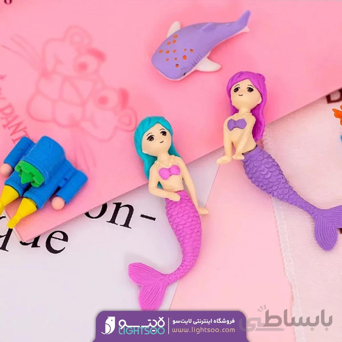 پاکن فانتزی ۴ تکه طرح پری دریایی