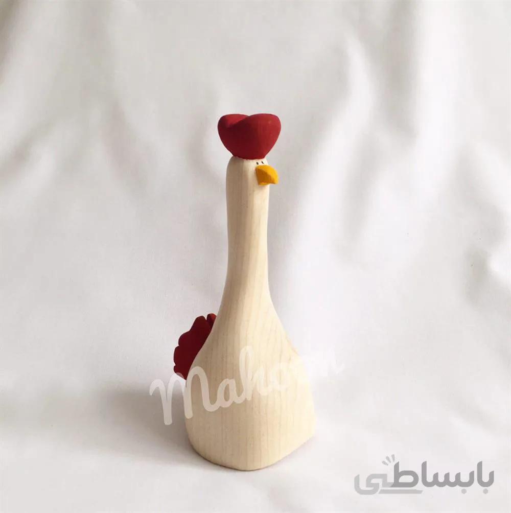 مرغ چوبی دست ساز ا Chicken, wooden, handmade