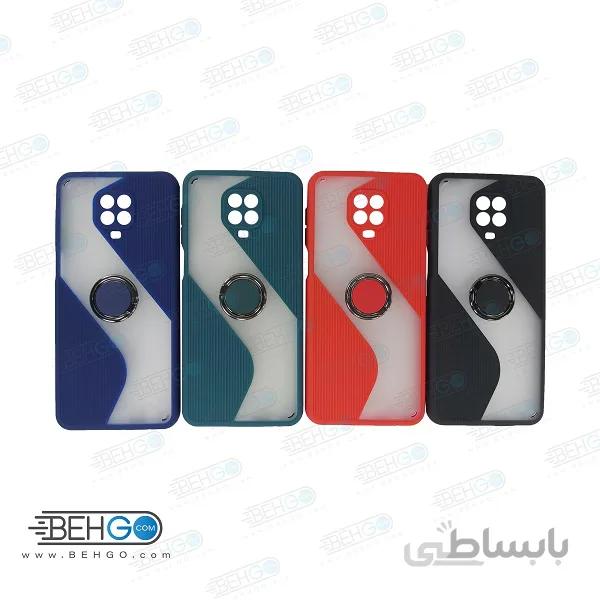قاب گوشی شیائومی note 9s کاور قاب پاپ سوکت دار با محافظ لنز دوربین Note 9s/Note 9 pro ا New 2021 Case with popsocket for Xiaomi Note 9s/Note 9 pro