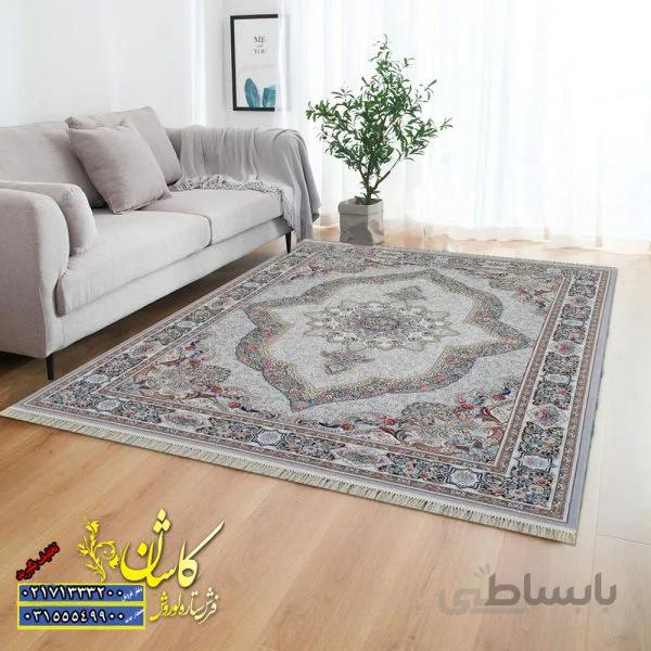 فرش طرح کارینا کرم
