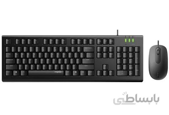 کیبورد و موس رپو X120Pro Black ا Rapoo X120Pro Keyboard & Mouse