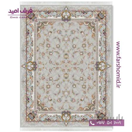 1200 شانه 8 رنگ افشان سحر الماسی قالی کشمیر