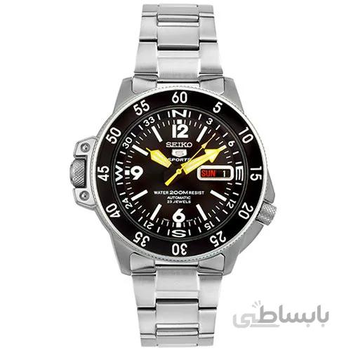 ساعت مچی مردانه Seiko مدل SKZ211K1 ا Seiko Men's SKZ211K1 Five Sports Stainless Steel Automatic Watch
