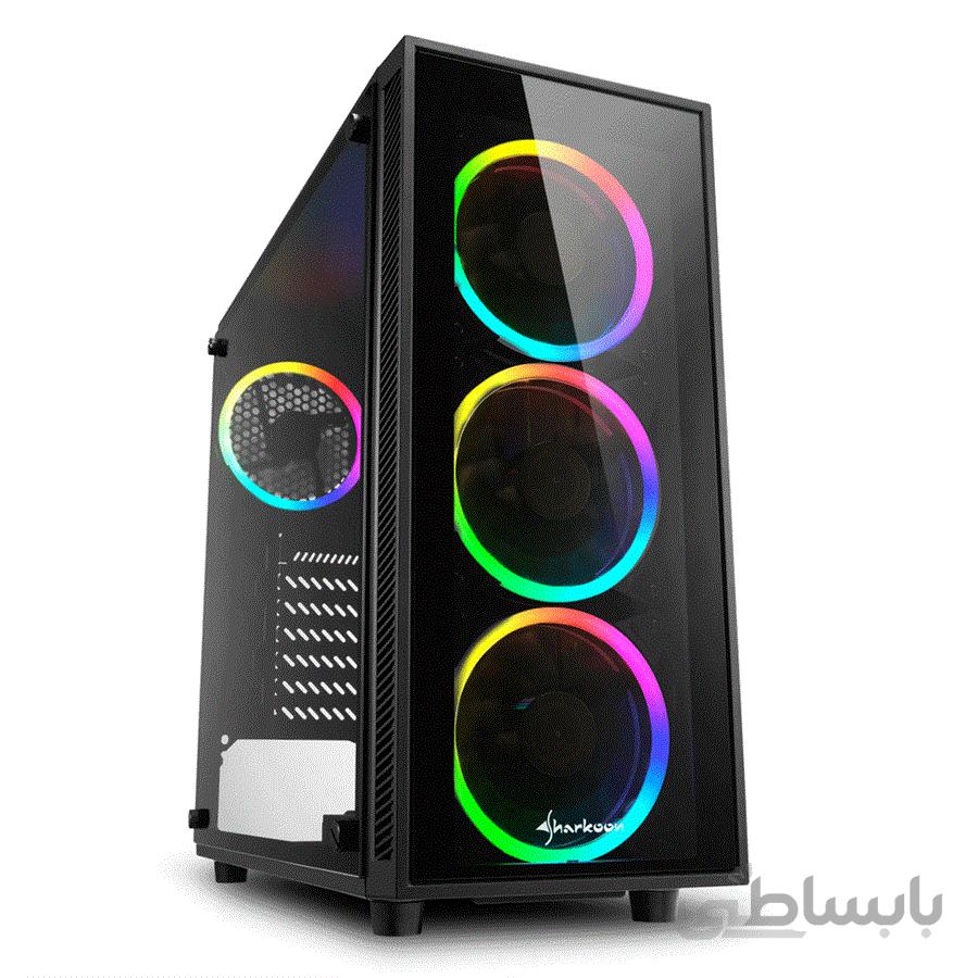 کیس شارکن مدل TG۴ RGB ا Sharkoon TG4 RGB ATX Midi Tower