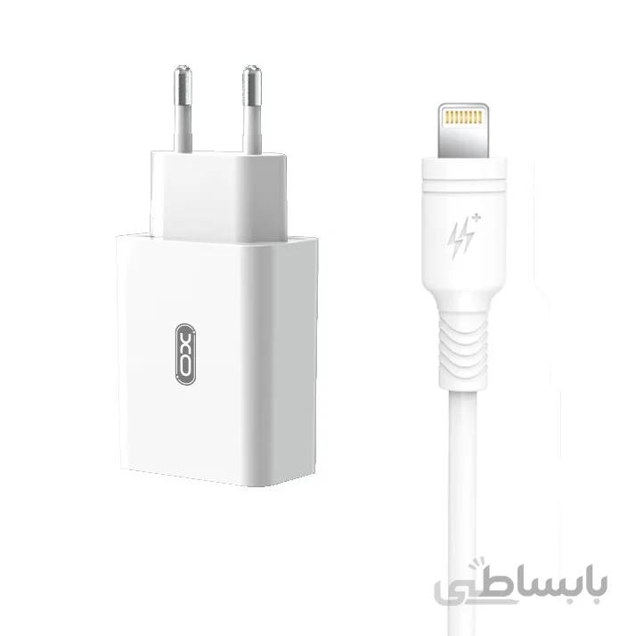 شارژر ایکس او مدل L36 با کابل آیفون