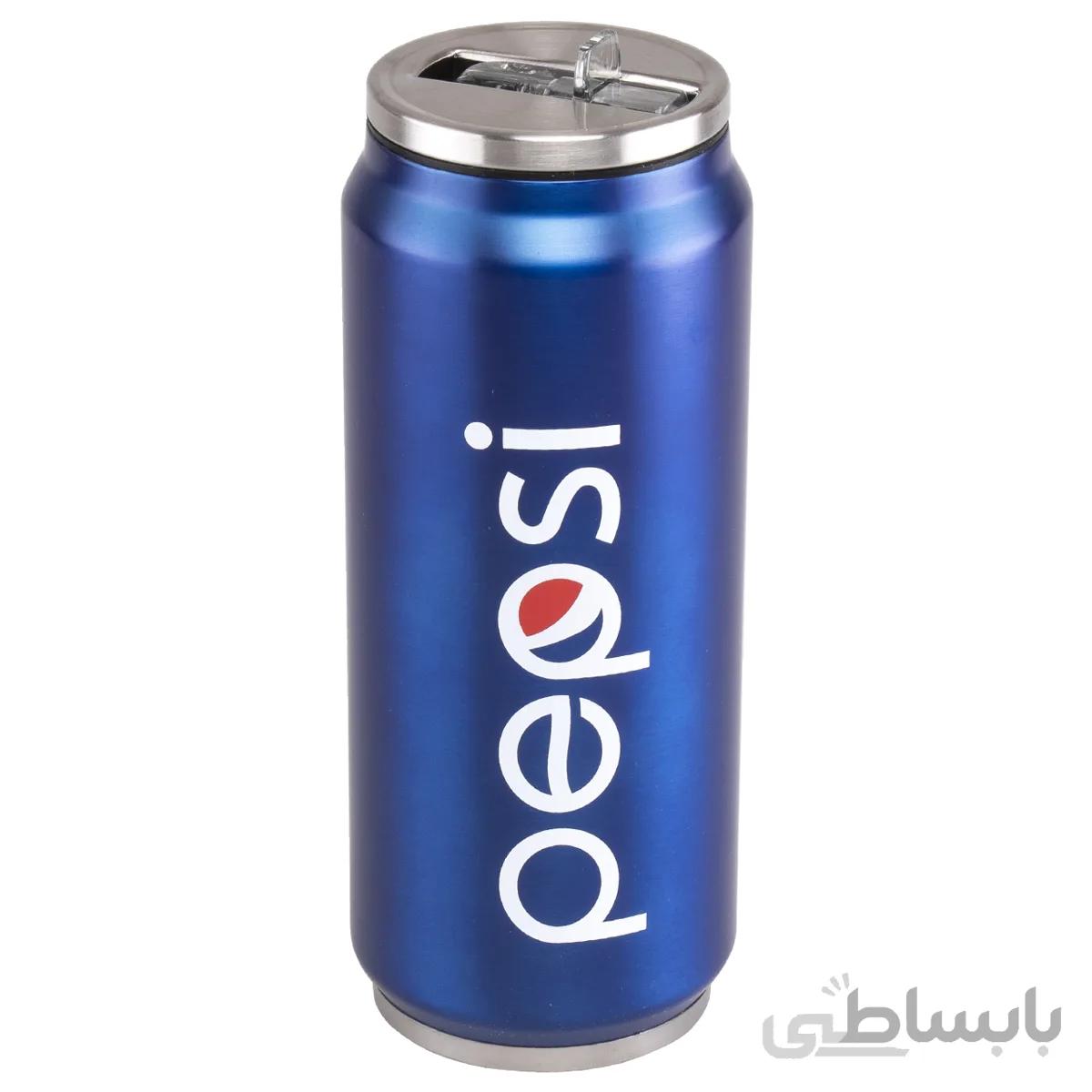 فلاسک استیل طرح پپسی کد 16101 – ظرفیت نیم لیتر