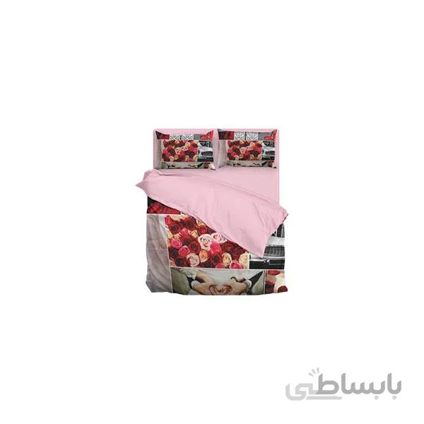 ست لحاف تکنفره ۴ تکه سه بعدی king size-طرح Engagement