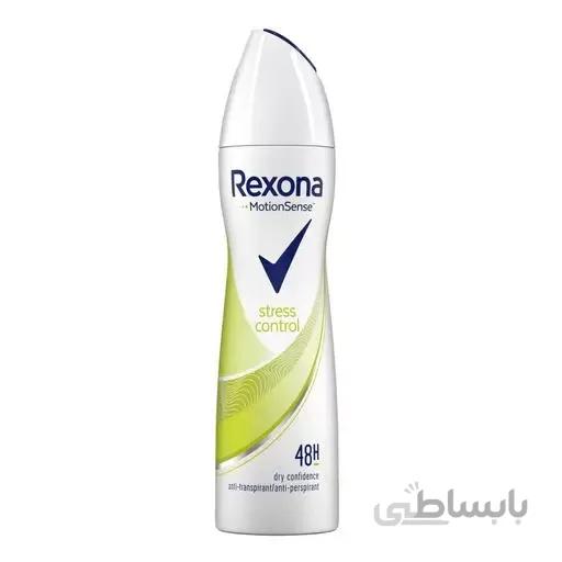 اسپری زنانه رکسونا مدل STRESS CONTROL حجم 200 میل رکسونا ا Rexona Stress Control For Women 200ml