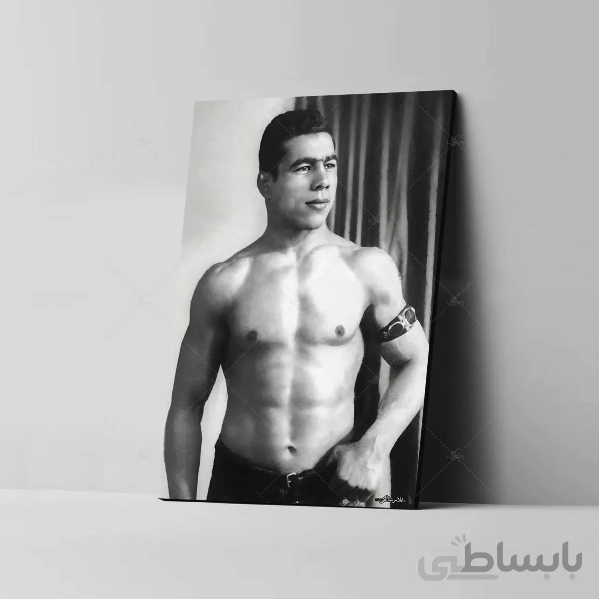 تابلو شاسی آواویز مدل غلامرضا تختی کد 4G525