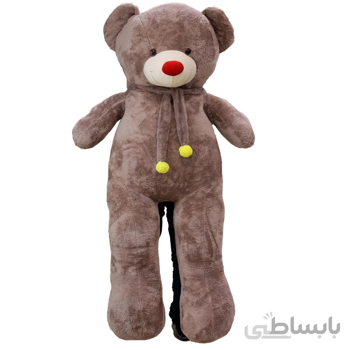عروسک خرس بزرگroni نسکافه ای ارتفاع 2 متری