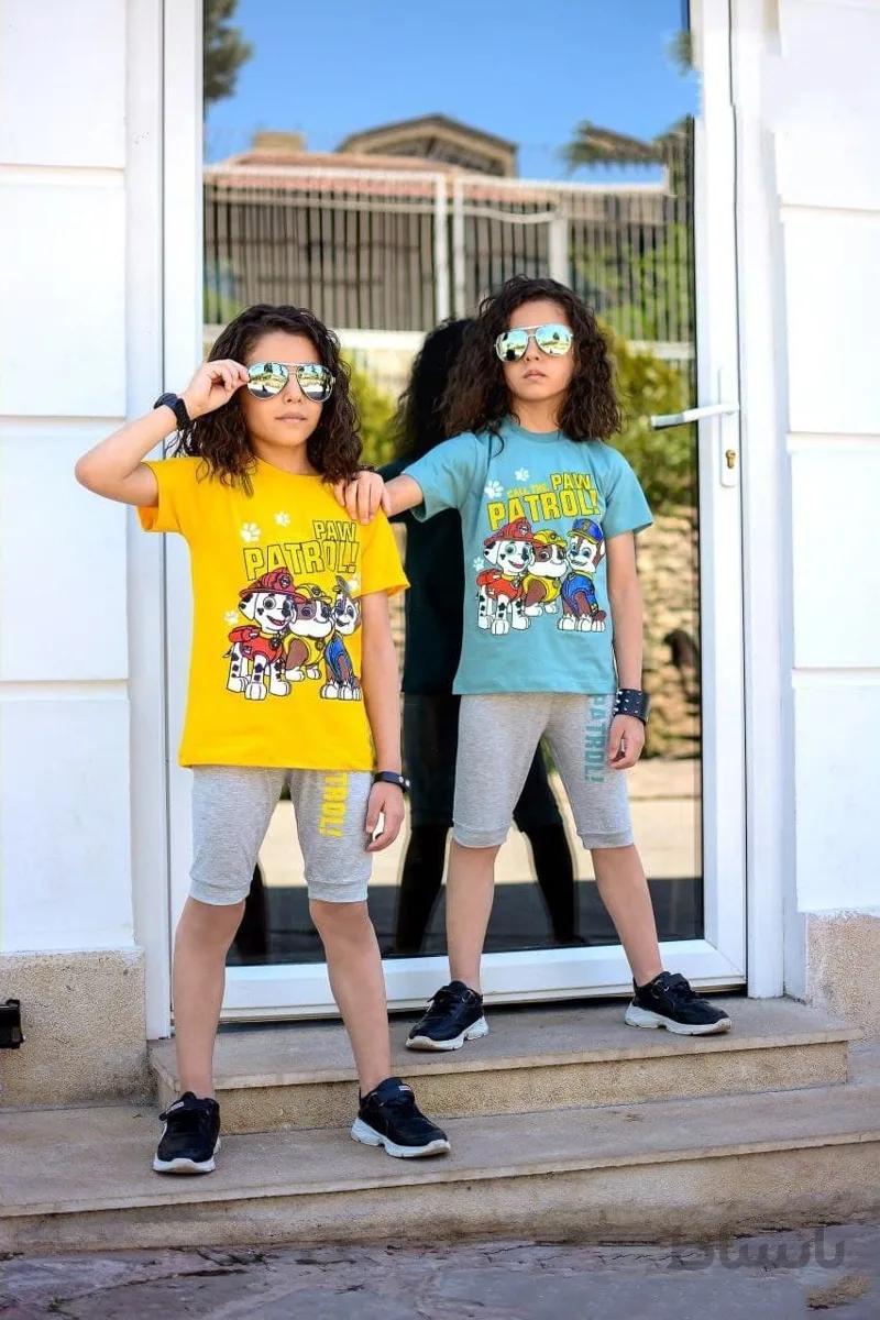 ✅بلوز شلوارک ست سگ های نگهبان
