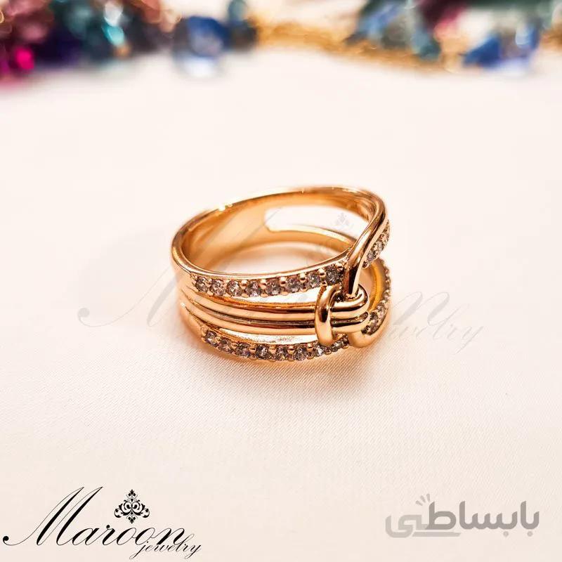 انگشتر کارتیه کمربندی مارون CA143