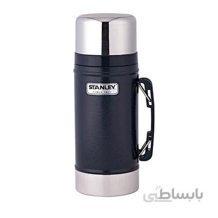 فلاسک و فلاسک غذا 700میلی لیتر دسته دار کلاسیک سرمه ای استنلی STANLEY CLASSIC VACUUM