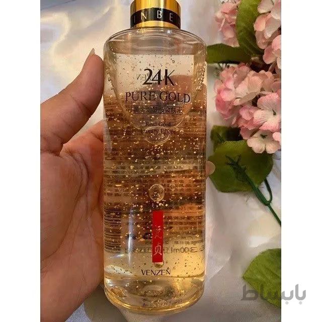 تونر نیکوتین آمید و طلا ۲۴ ونزن ا 24K Pure Gold
