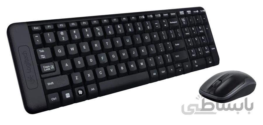 کيبورد و ماوس بي‌سيم لاجيتک MK220 ا Logitech MK220 Wireless Keyboard and Mouse