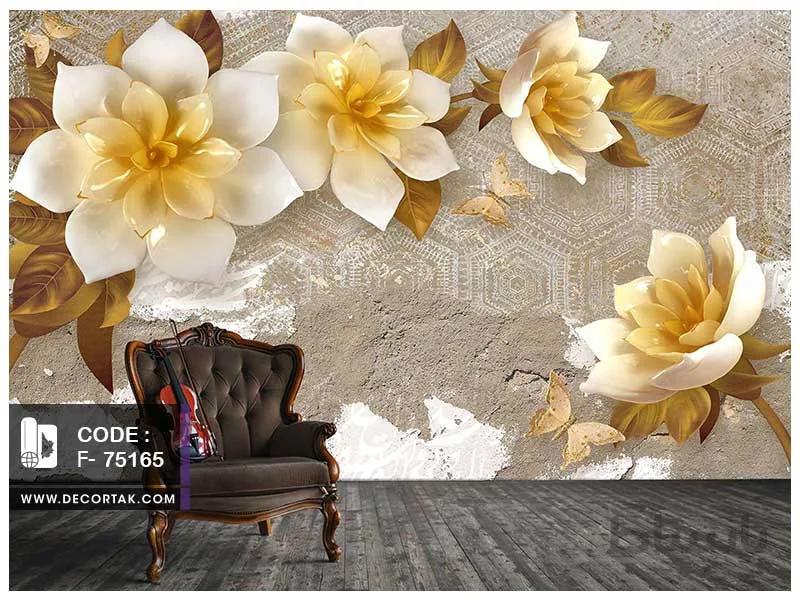 پوستر دیواری گل کد F-75165