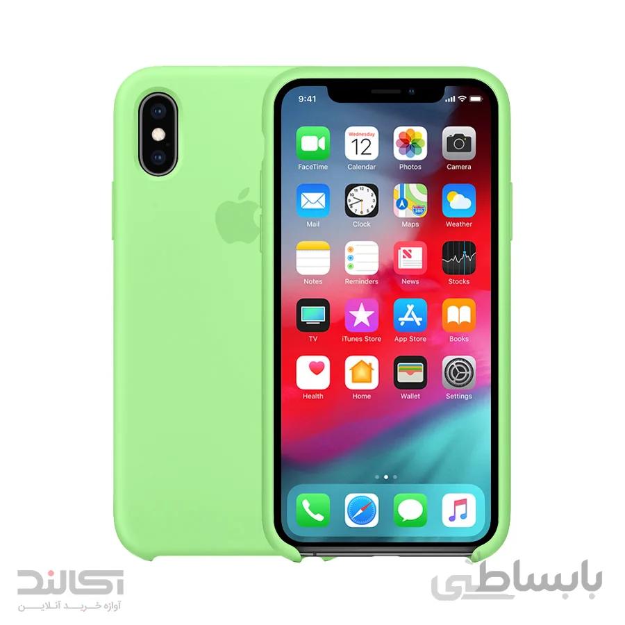 کاور سیلیکونی آیفون X | XS ا Apple iPhone X | XS Silicone Case
