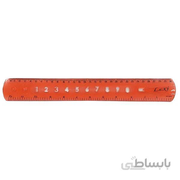 خط کش 30 سانتی متری نشکن لکسی مدل 301