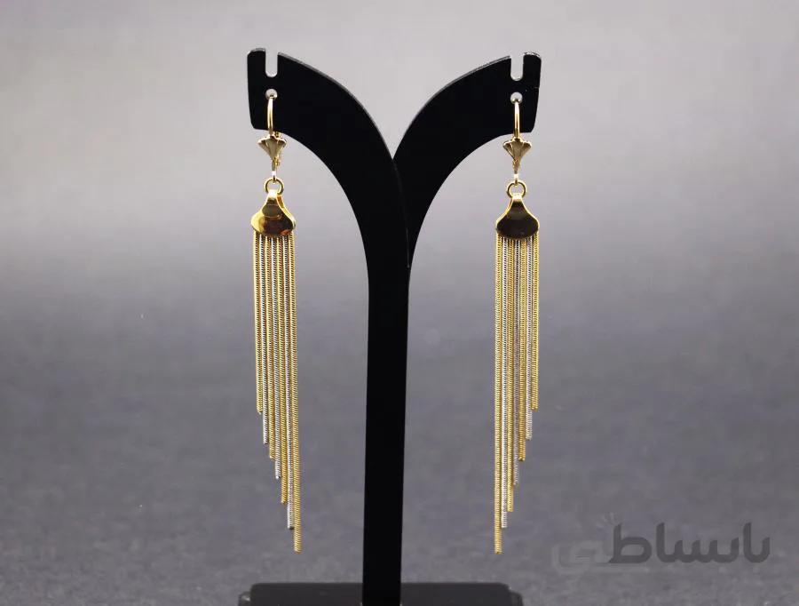 گوشواره آویز رشته ای - M53