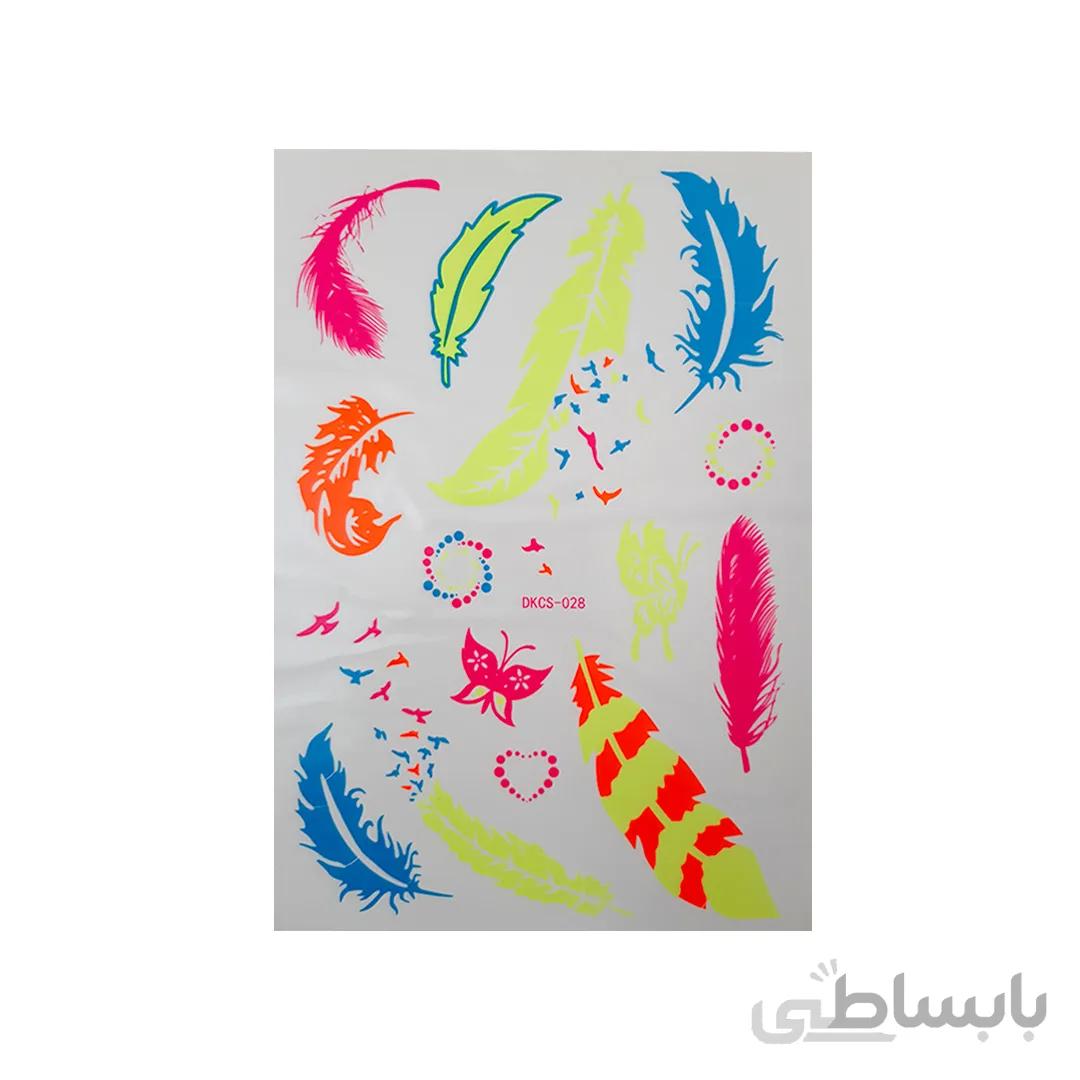 تتو بلک لایت کد 028 مدل STT106