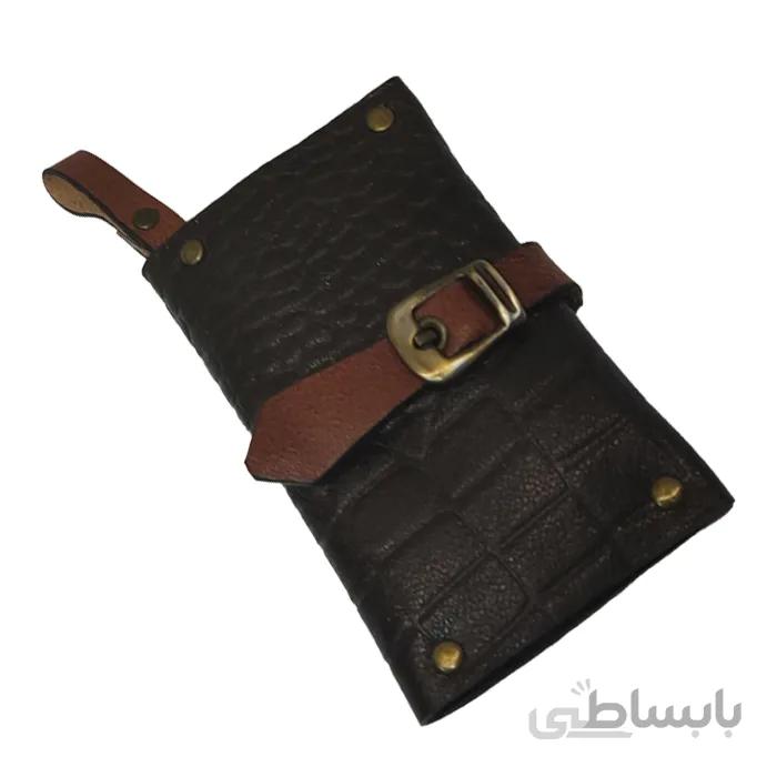 کیف جا کارتی زیپ دار چرم طبیعی – کد KJKZ0868