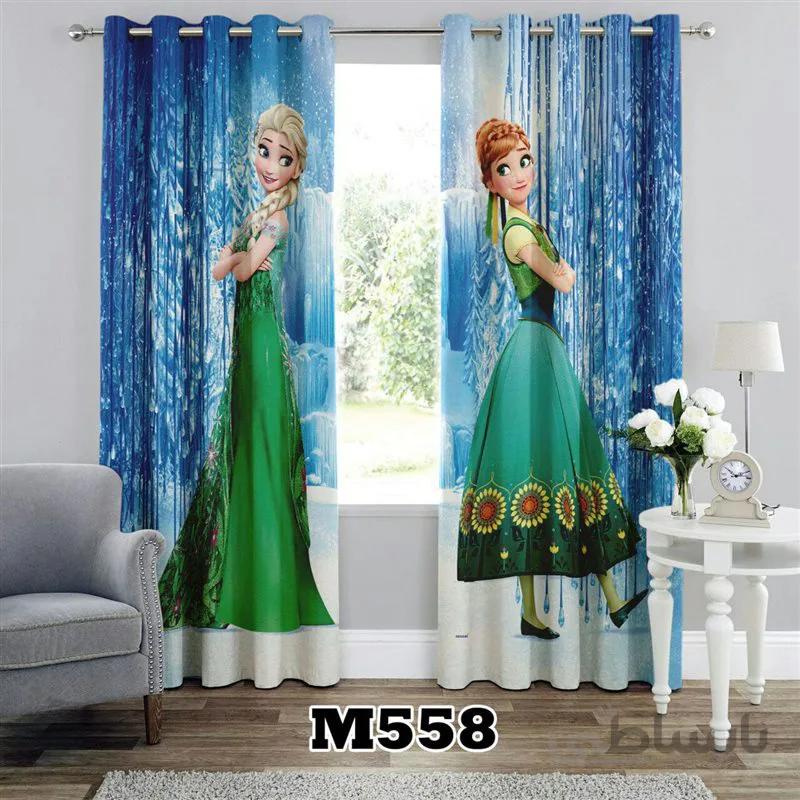 پرده پانچی کد 3d-M-558 طرح انیمیشن فروزن