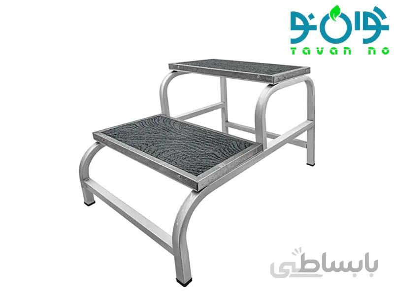 پله کنار تخت بیمار (دو پله)