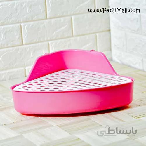 ظرف توالت خرگوش مدل سه گوش سایز بزرگ کد ۲۳۴