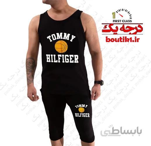 ست رکابی وشلوارک پنبه TOMMY