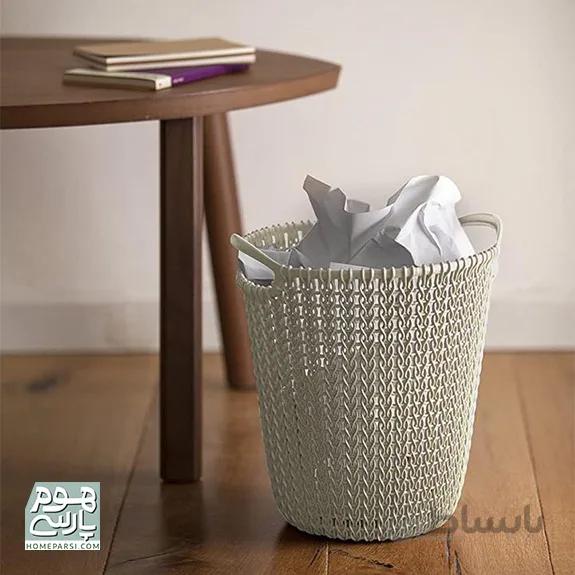 سبد کرور مدل KNIT مدل 578354 رنگ سفید