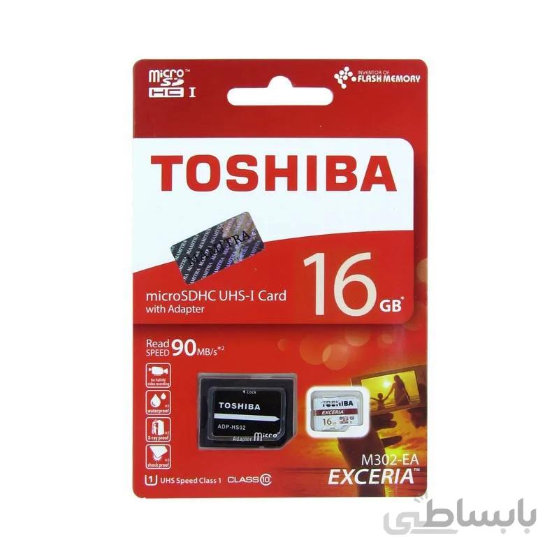 کارت حافظه توشیبا مدل M203 کلاس 10 استاندارد UHS-Iسرعت90MBظرفیت 16 گیگابایت