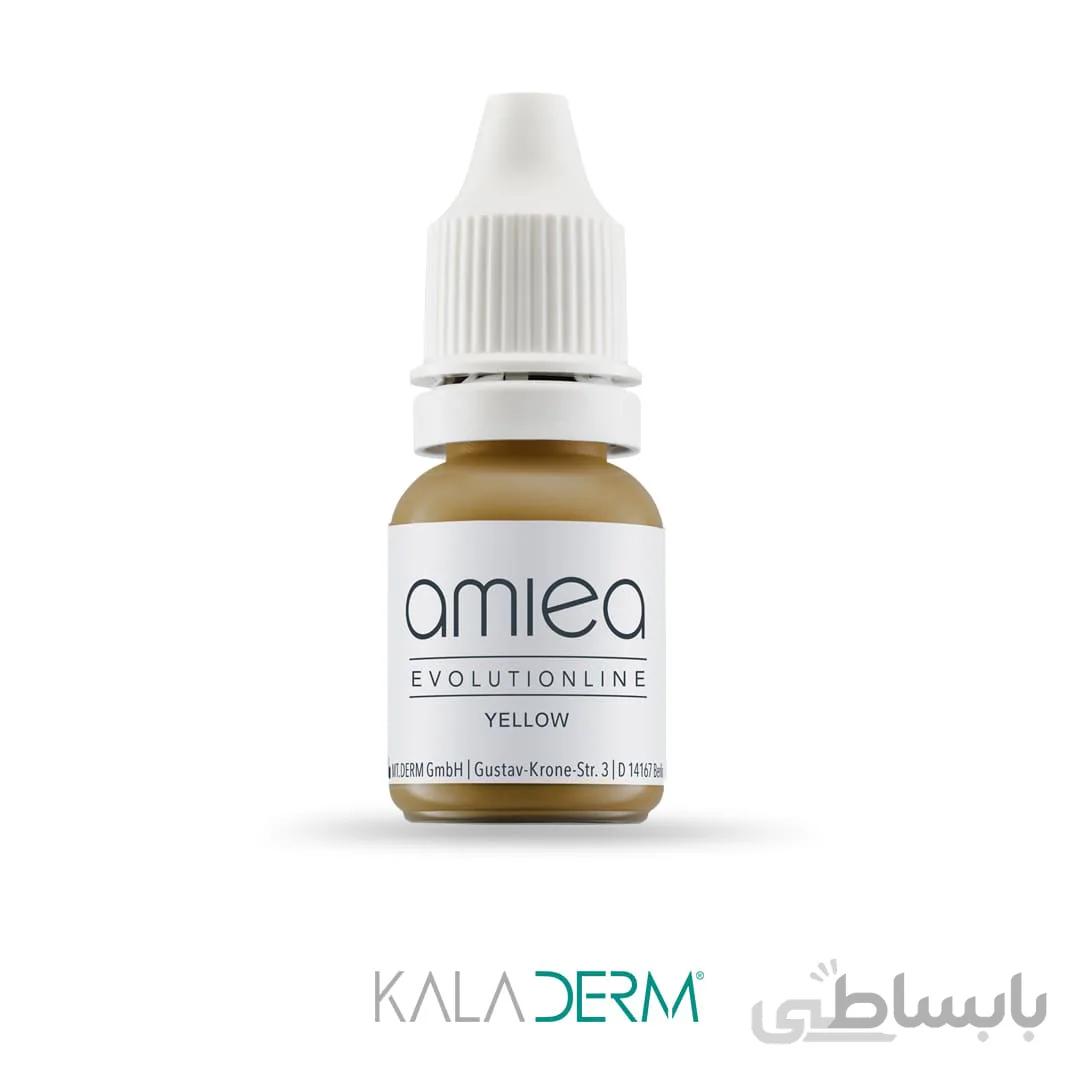 رنگ میکروپیگمنتیشن آمیا سری اولوشن مدل Yellow