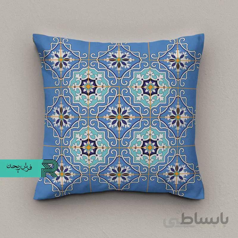 کوسن مخمل طرح اسلیمی کد8