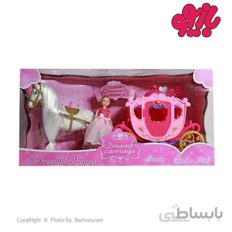 کالسکه موزیکال پرنسس زیبا مدل 2207B