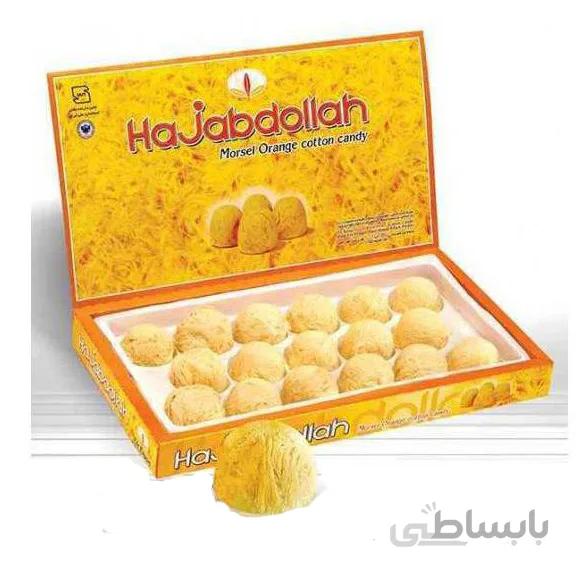 پشمک لقمه ای حاج عبدالله زعفرانی 420 گرمی کدpt-2