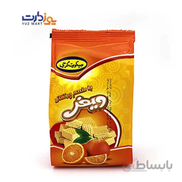 ویفر لقمه ای با طعم پرتقال گرجی