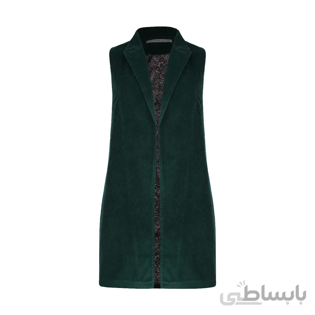 سارافون زنانه مخمل یقه انگلیسی