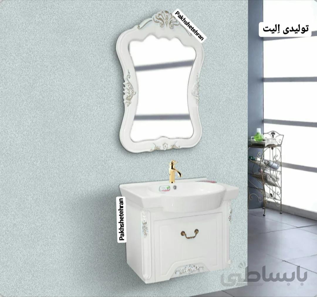 روشویی کابینت دار الیو کلاسیک دیواری65 سانت ا روشویی کابینت دار الیو کلاسیک دیواری65 سانت