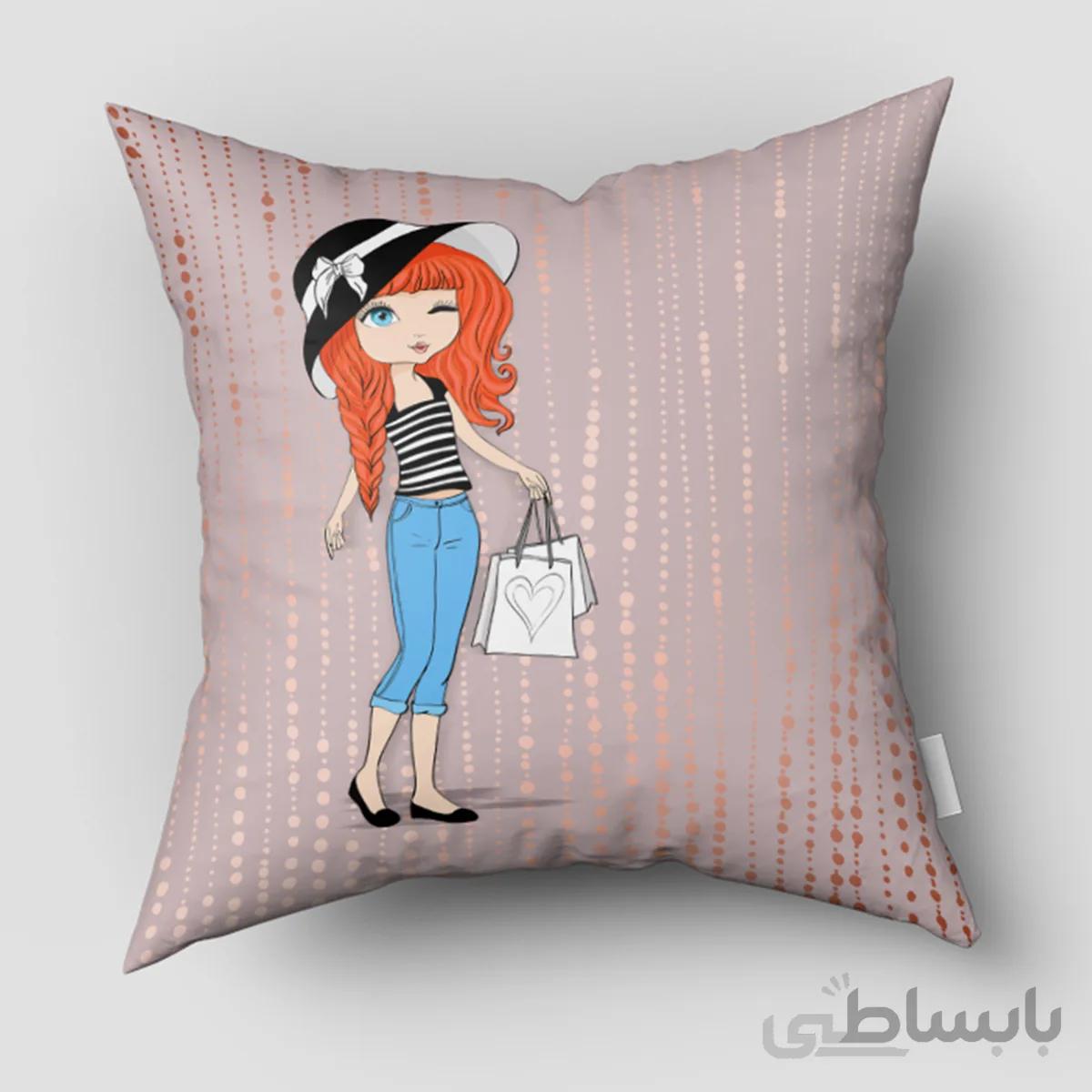 کوسن فانتزی دخترانه طرح پرنسس CS-1173