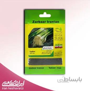 بذر پیازچه اردستانی در بسته بندی خانگی تولید شرکت زربذر ایرانیان