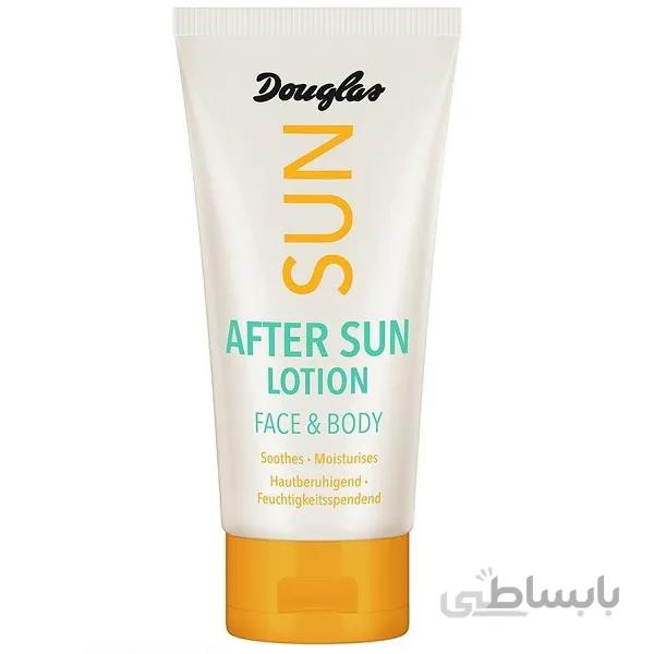 لوسیون بعد از آفتاب Douglas SUN | برای صورت و بدن ا Douglas SUN After Sun Lotion for Face & Body moisturizing 200ml