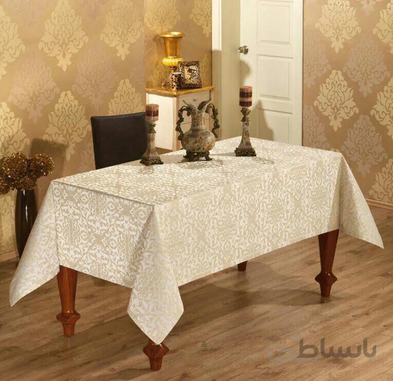 رومیزی لنین 4 نفره مربع 150*150 طرح لوور