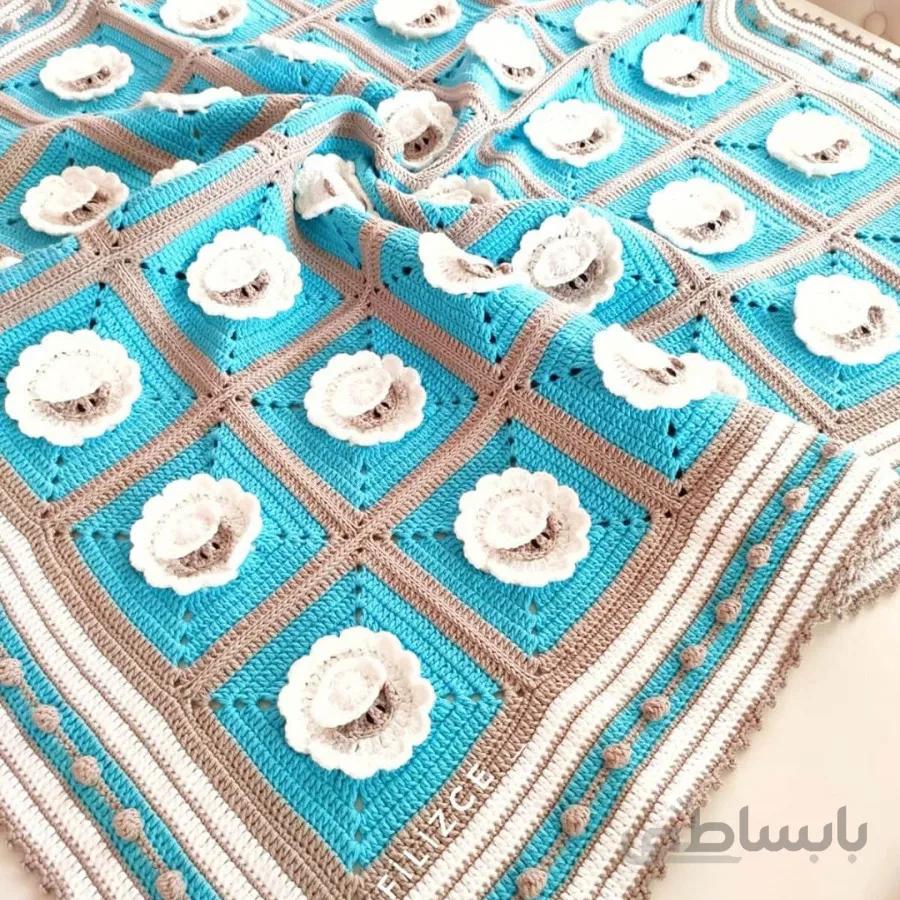 پتونوزادی قلاب بافی کد 886901