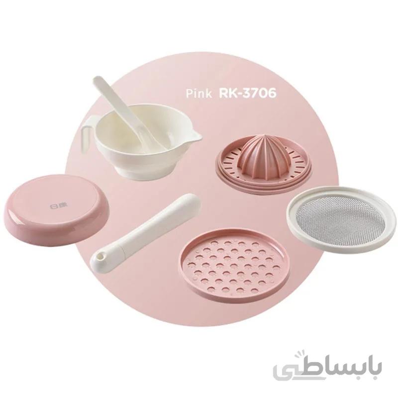 ست غذاساز دستی 7 تکه کودک Rovoco