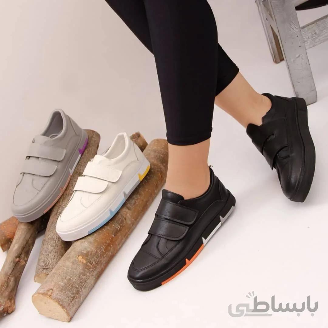 کتونی دخترونه چسبی اسپرت