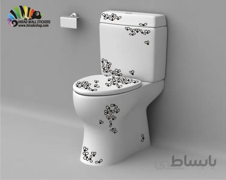 استیکر توالت فرنگی کد h3175