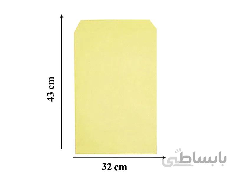 پاکت A3 زرد سایز 43×32 سانتیمتر