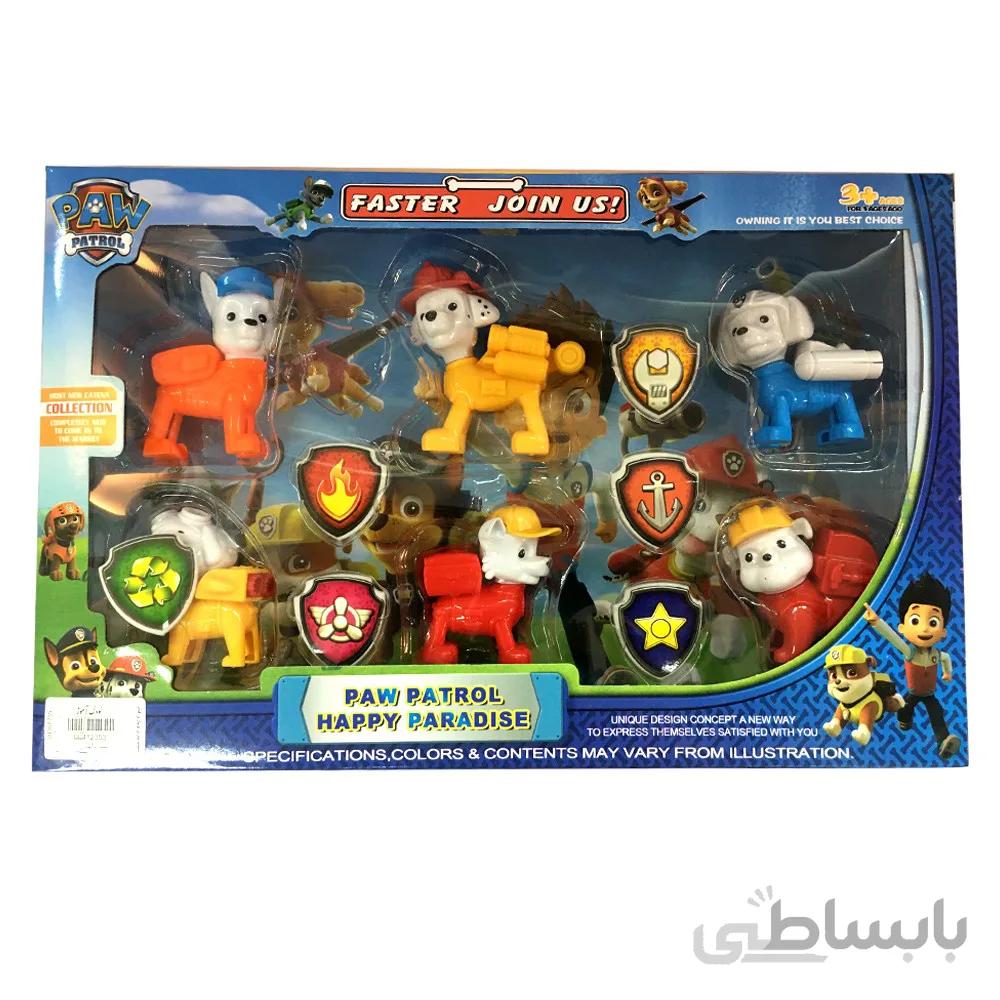 ست اسباب بازی سگ های نگهبان با سپر PAW PATROL HAPPY PARADISE